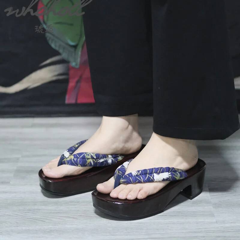 รองเท้าแตะไม้สไตล์ญี่ปุ่นสำหรั - Geta Wooden Sandal บทวิจารณ์และราคา