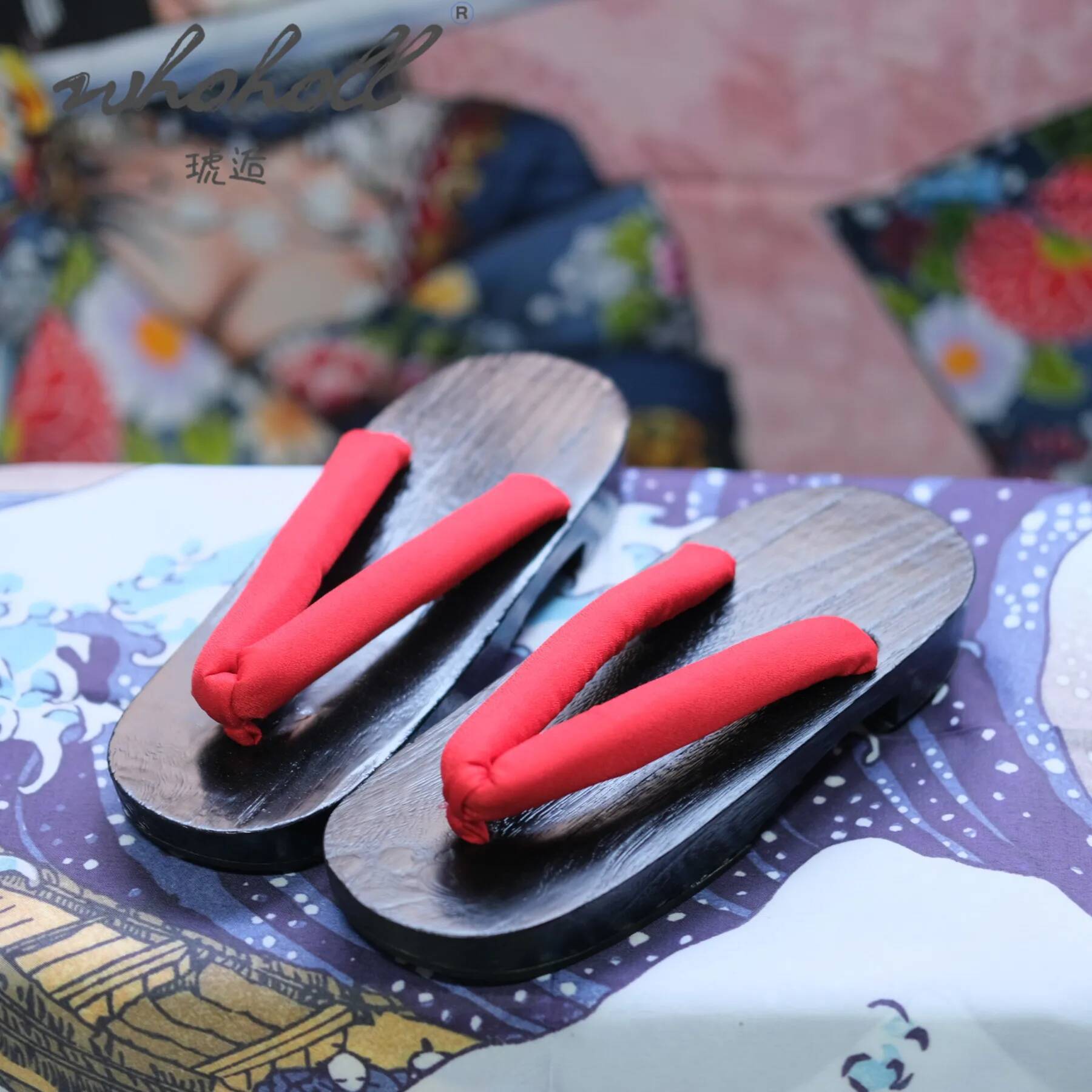 รองเท้าเกต้าญี่ปุ่นสำหรับผู้หญ - Geta Wooden Sandal บทวิจารณ์และราคา