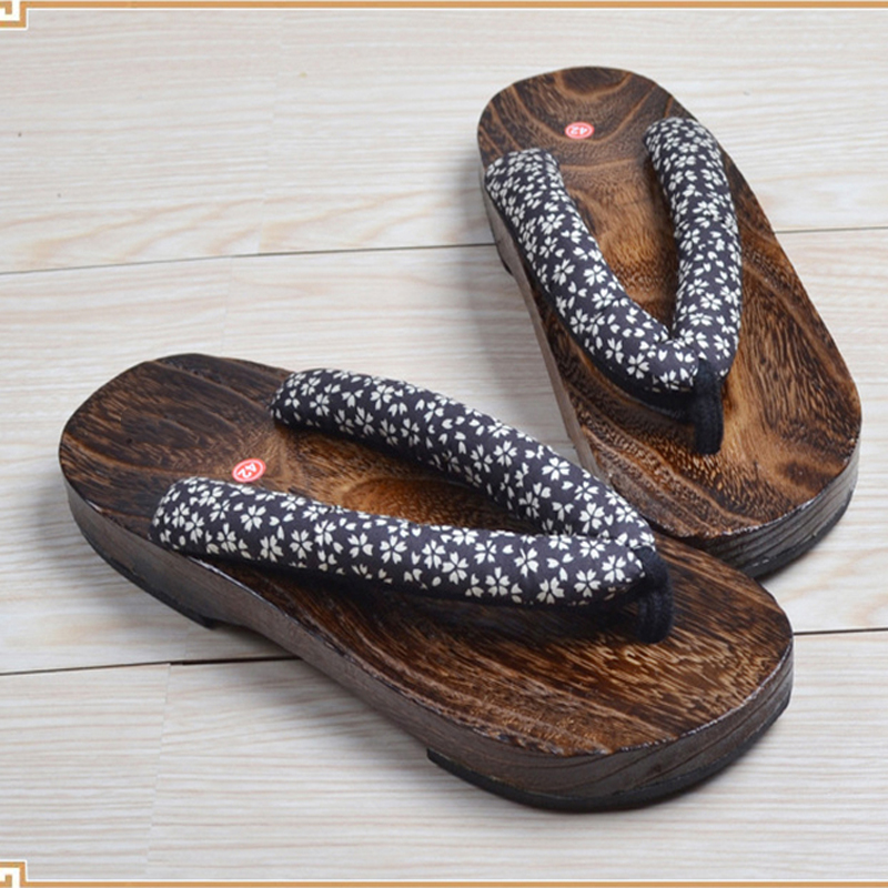 Unisex ไม้ Paulownia คอสเพลย์น - Geta Wooden Sandal บทวิจารณ์และราคา