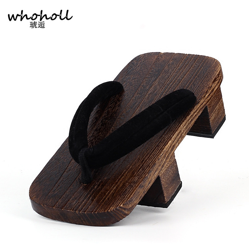 WHOHOLL Geta 2 ฟันรองเท้าแตะอะ - Geta Wooden Sandal บทวิจารณ์และราคา