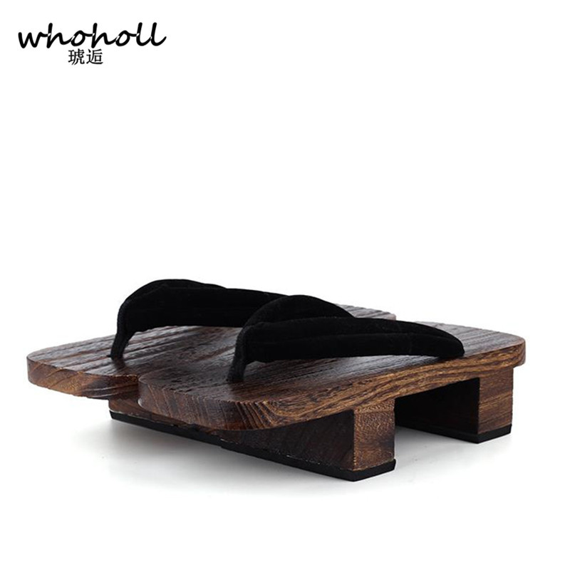 WHOHOLL Geta 2 ฟันรองเท้าแตะอะ - Geta Wooden Sandal บทวิจารณ์และราคา