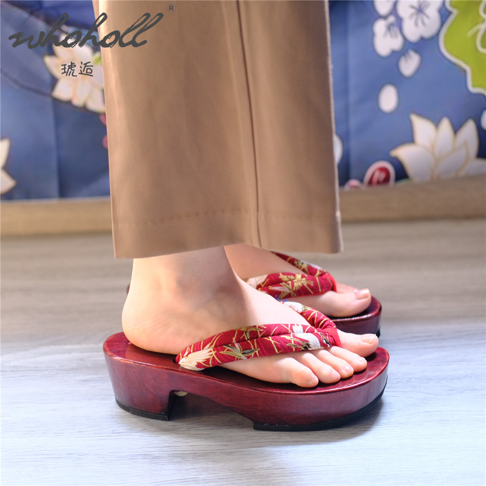 รองเท้าเกต้าญี่ปุ่นสำหรับคอสเพ - Geta Wooden Sandal บทวิจารณ์และราคา
