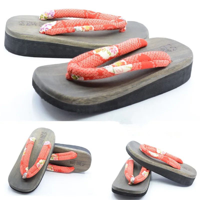 รองเท้าคอสเพลย์ผู้หญิง ส้นกลาง - Geta Wooden Sandal บทวิจารณ์และราคา