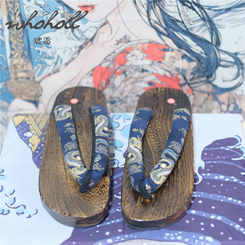 Man ไม้ Clogs รองเท้าแตะผู้หญิ - Geta Wooden Sandal บทวิจารณ์และราคา