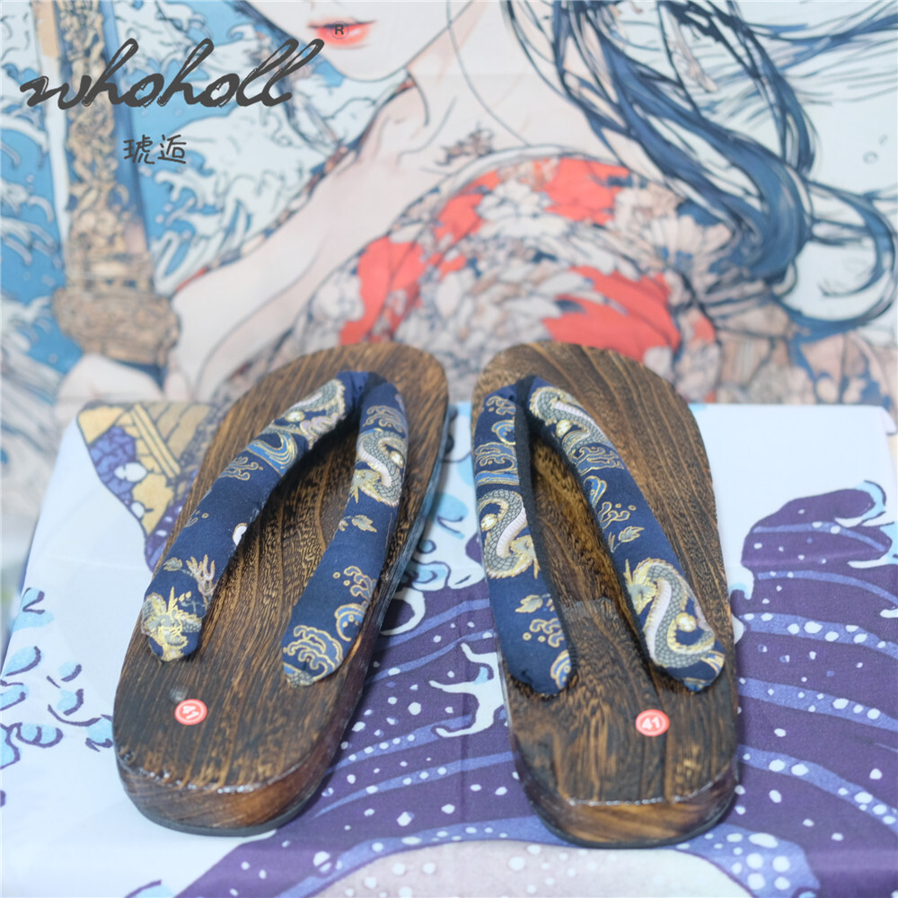 Man ไม้ Clogs รองเท้าแตะผู้หญิ - Geta Wooden Sandal บทวิจารณ์และราคา