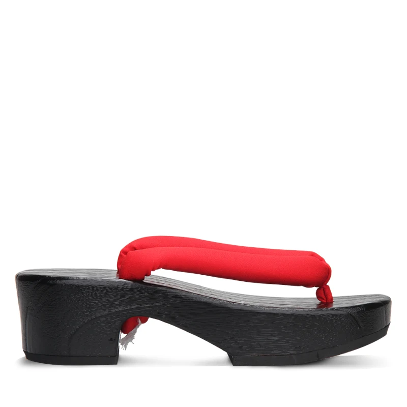 รองเท้าแตะไม้ทรงพระจันทร์เสี้ย - Geta Wooden Sandal บทวิจารณ์และราคา